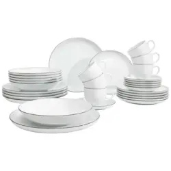 Kombiservice Lido Black Line 30-teilig