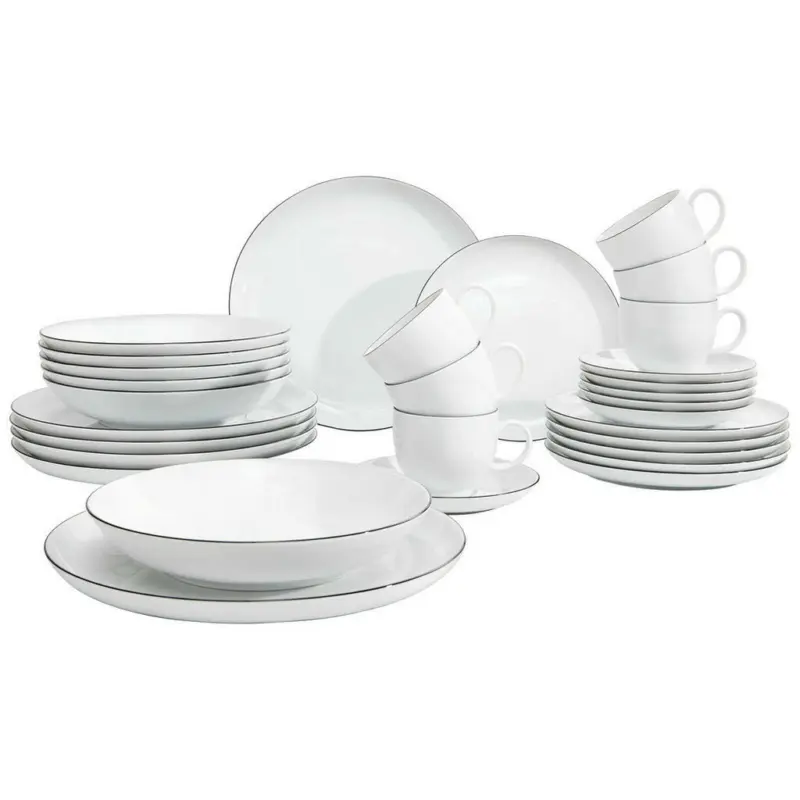 Kombiservice Lido Black Line 30-teilig