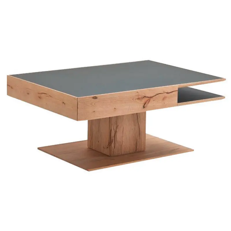 Couchtisch in Holz, Glas 105/46/75 cm