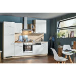 XXXLutz Amstetten - Ihr Möbelhaus in Amstetten Küchenblock 280 cm in Weiß, Eichefarben