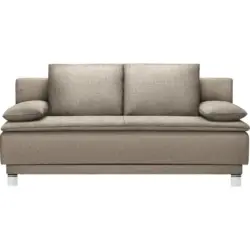 Schlafsofa in Flachgewebe Braun