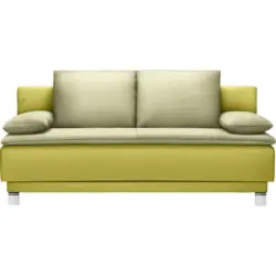 Schlafsofa in Flachgewebe Grün
