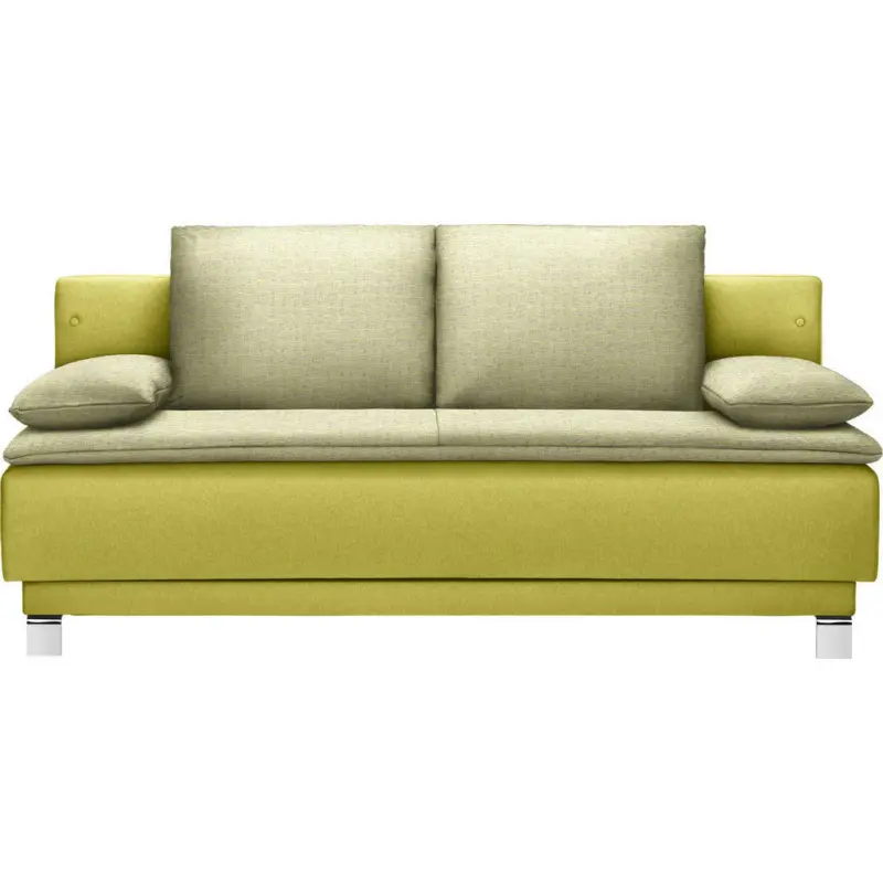 Schlafsofa in Flachgewebe Grün