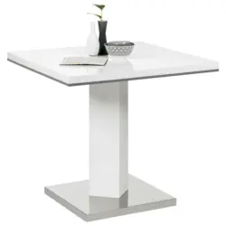 Esstisch in Metall, Holzwerkstoff 80/80/76 cm