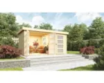Hornbach Gartenhaus Karibu Elmar 2 400x268 cm natur