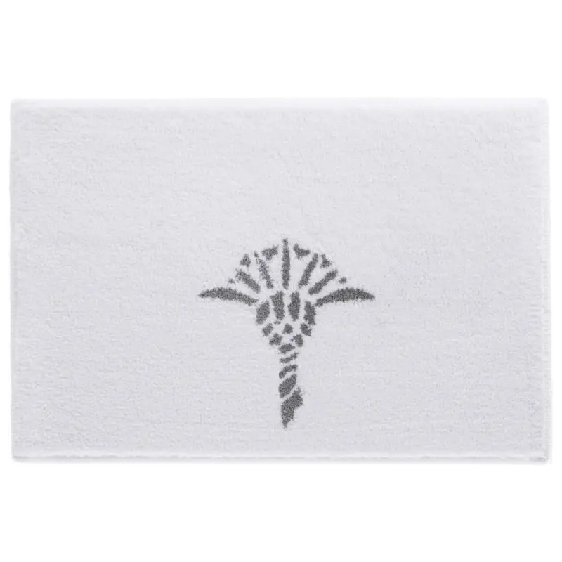 Badteppich 60/90 cm Wei&szlig;