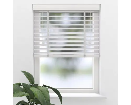 Soluna Bambus Jalousie weiß 75x130 cm
