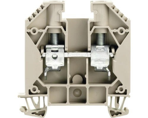 Durchgangs-Reihenklemme WDU 16 mm² 1000 V 76 A dunkelbeige