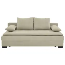 Schlafsofa in Samt Beige