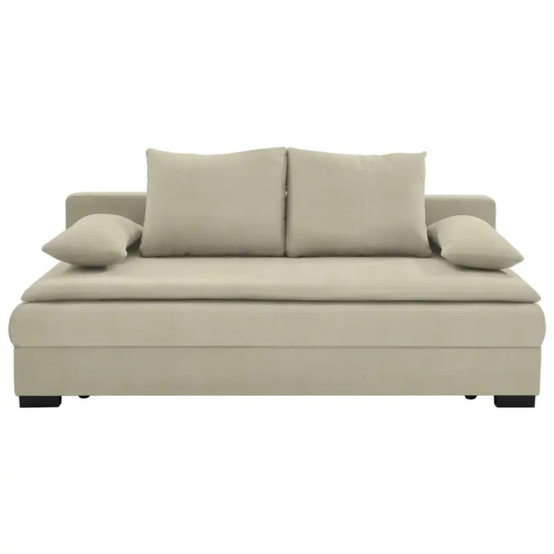 Schlafsofa in Samt Beige