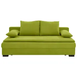 Schlafsofa in Samt Olivgrün