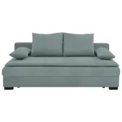 Schlafsofa in Samt Grau