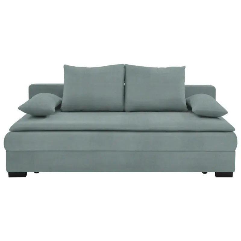 Schlafsofa in Samt Grau