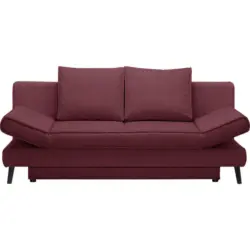 Schlafsofa in Weinrot