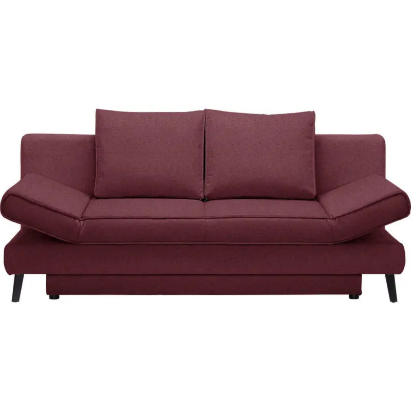 Schlafsofa in Weinrot