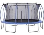 Hornbach Trampolin plum Colours mit Netz 426 cm blau