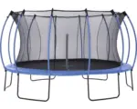 Hornbach Trampolin plum Colours mit Netz 426 cm blau