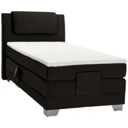 Boxspringbett 100/200 cm in Anthrazit