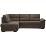 XXXLutz Lauterach - Ihr M&ouml;belhaus bei Bregenz Ecksofa in Lederlook Dunkelbraun