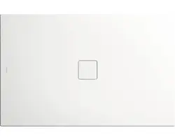Extraflache Rechteck-Duschwanne Kaldewei Conoflat 120x80x3,2 cm weiß matt mit Antirutschbeschichtung