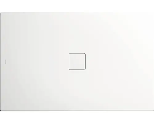 Extraflache Rechteck-Duschwanne Kaldewei Conoflat 120x80x3,2 cm weiß matt mit Antirutschbeschichtung