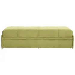 Schlafsofa in Flachgewebe Grün