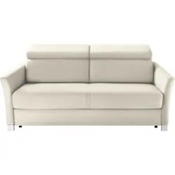 Schlafsofa in Flachgewebe Naturfarben