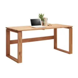 Schreibtisch 160/70/75 cm in Buchefarben