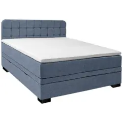 Boxspringbett 140/200 cm in Grau