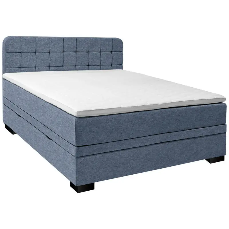 Boxspringbett 140/200 cm in Grau