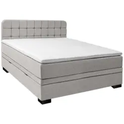 Boxspringbett 120/200 cm in Taupe
