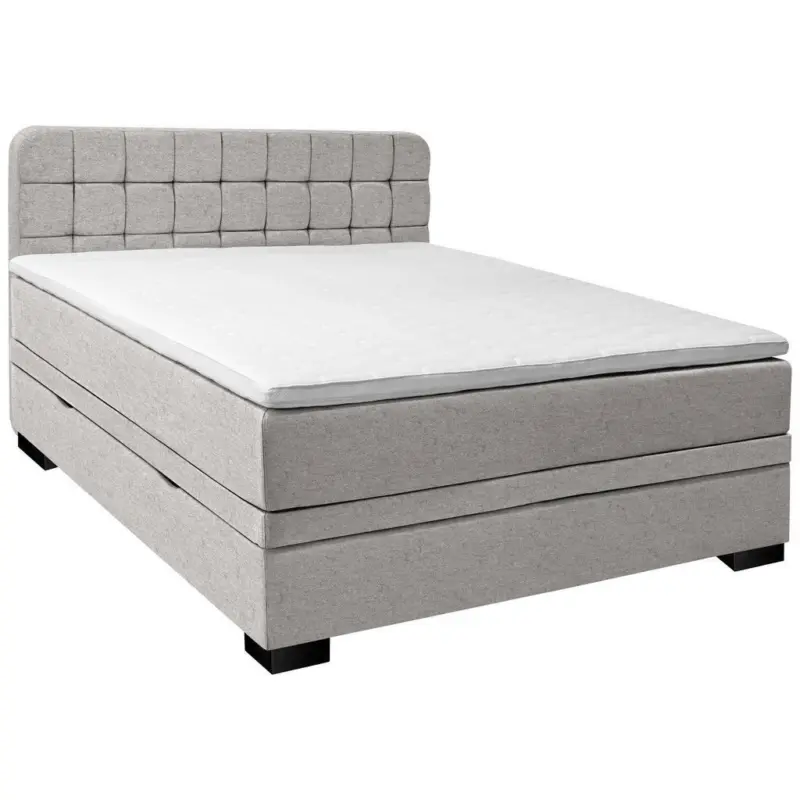 Boxspringbett 120/200 cm in Taupe