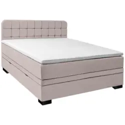 Boxspringbett 120/200 cm in Beige