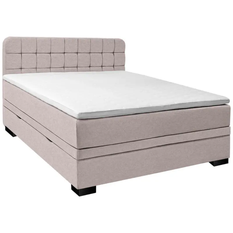 Boxspringbett 120/200 cm in Beige