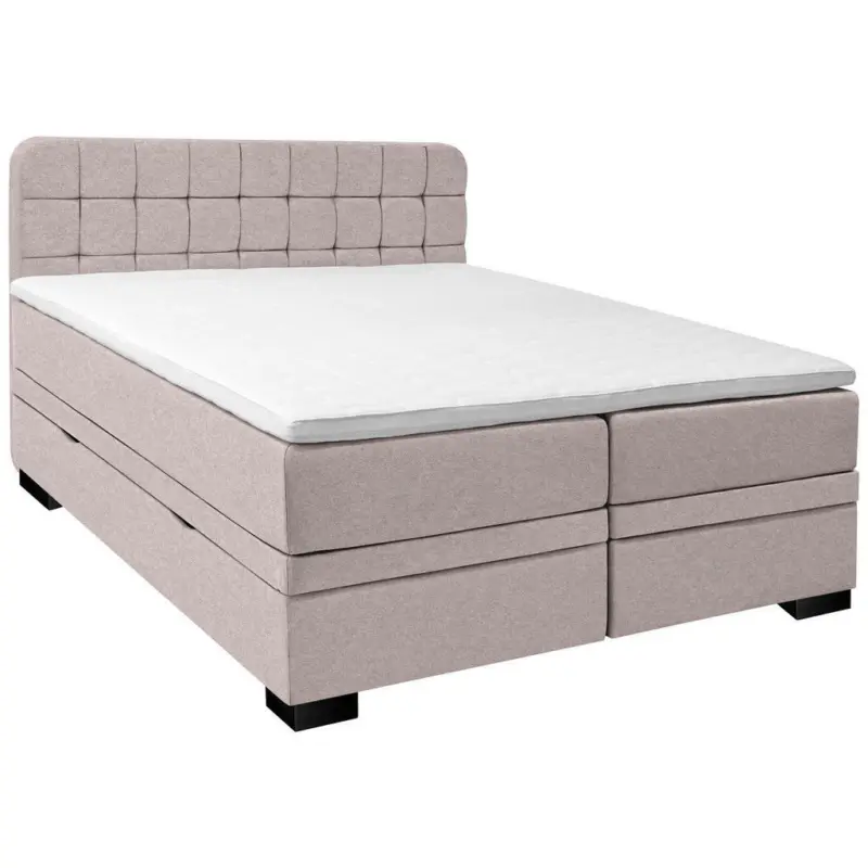 Boxspringbett 180/200 cm in Beige