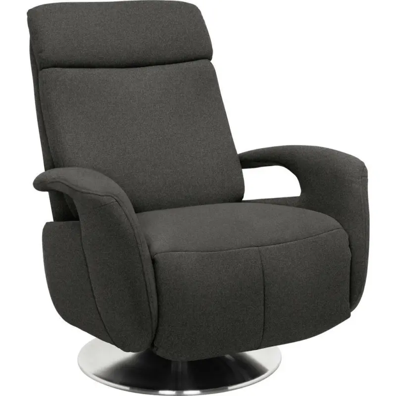 Relaxsessel in Textil Grau