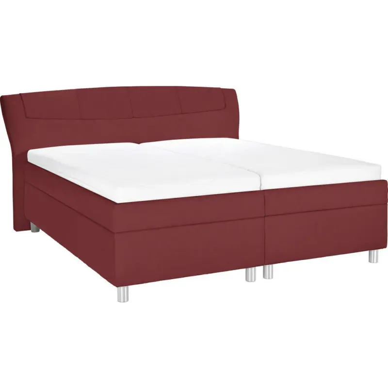 Polsterbett 160/200 cm in Rot