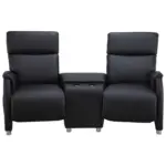 XXXLutz Lauterach - Ihr Möbelhaus bei Bregenz Heimkino-Sofa in Lederlook Schwarz