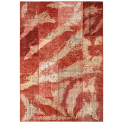 Orientteppich Splash Red Mix