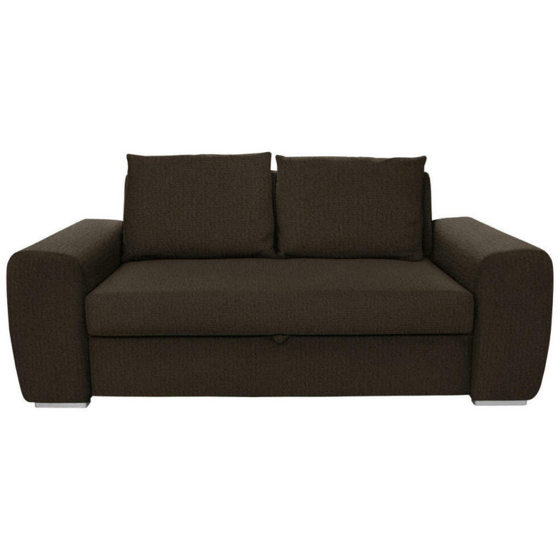 Schlafsofa in Dunkelbraun