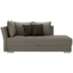 XXXLutz Lauterach - Ihr M&ouml;belhaus bei Bregenz Liege in Webstoff Dunkelbraun, Hellbraun