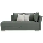 XXXLutz Lauterach - Ihr M&ouml;belhaus bei Bregenz Liege in Webstoff Graphitfarben, Wei&szlig;