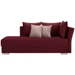 Liege in Webstoff Rot, Altrosa
