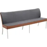 XXXLutz Lauterach - Ihr M&ouml;belhaus bei Bregenz Sitzbank 200/89/65 cm in Dunkelgrau, Kupferfarben