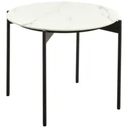 Couchtisch in Metall, Keramik 55/55/49 cm