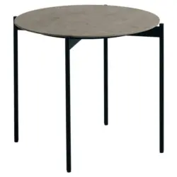 Couchtisch in Metall, Keramik 55/55/49 cm