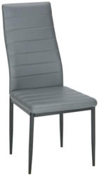 Stuhl in Grau/Schwarz