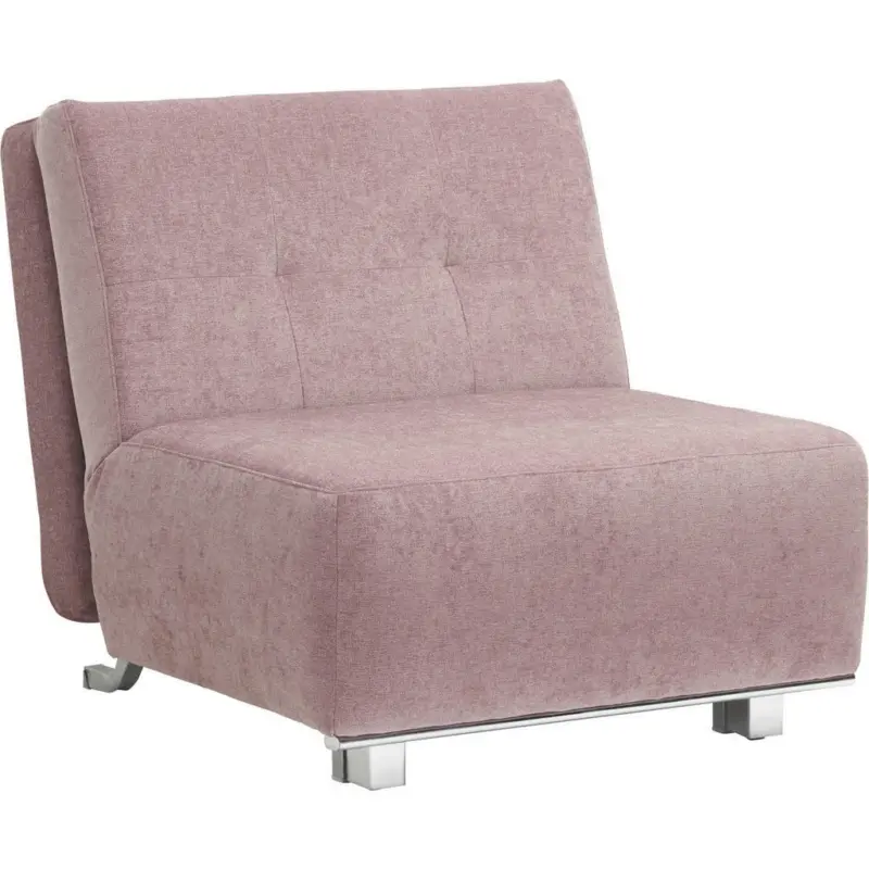 Schlafsessel in Flachgewebe Rosa