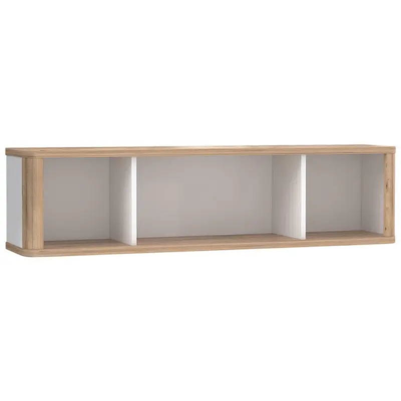 Hängeelement in Weiß, Eichefarben