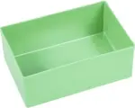 Hornbach Sortimentskasten Sichtbox Allit EuroPlus Insert 63/5 162 x 108 x 63 mm grün
